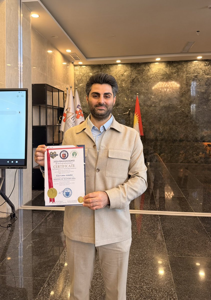ZANA9StraPolBus's tweet photo. Training of Trainers | Officially Certified

“Every action has consequences. Every meaningful action creates new opportunities.”

Proud to officially receive my International Training of Trainers (TOT) Certification.

#TOT #TrainingOfTrainers #Leadership #Teaching #Professional https://t.co/zL4Rqw7ja6