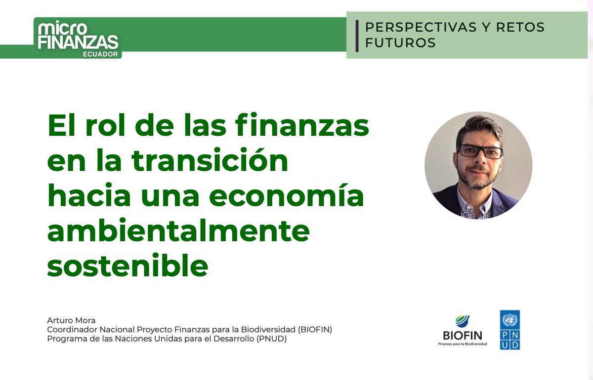 PNUDEcuador's tweet photo. 📗Compartimos una nueva colaboración en la Revista Microfinanzas Ecuador N.º 41 de @rfdecuador, donde abordamos el papel clave de las finanzas para el desarrollo sostenible.

✍️ Por Arturo Mora, coordinador de BIOFIN Ecuador.

📖Léelo en la pág 5 : https://t.co/YFjodFXEQt https://t.co/z6cvMxbPdO