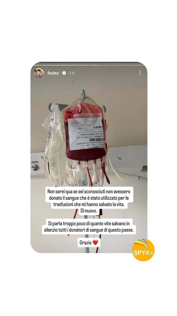 SPYit_official's tweet photo. “Il mio corpo mi ha detto: fermati”. Fedez torna a casa dopo il ricovero e commuove i fan con una riflessione sulla vita. Leggi 👉 https://t.co/MRPQqoZwdm
#fedez
#ospedale
#salute
#figli https://t.co/ovRE22cLM9