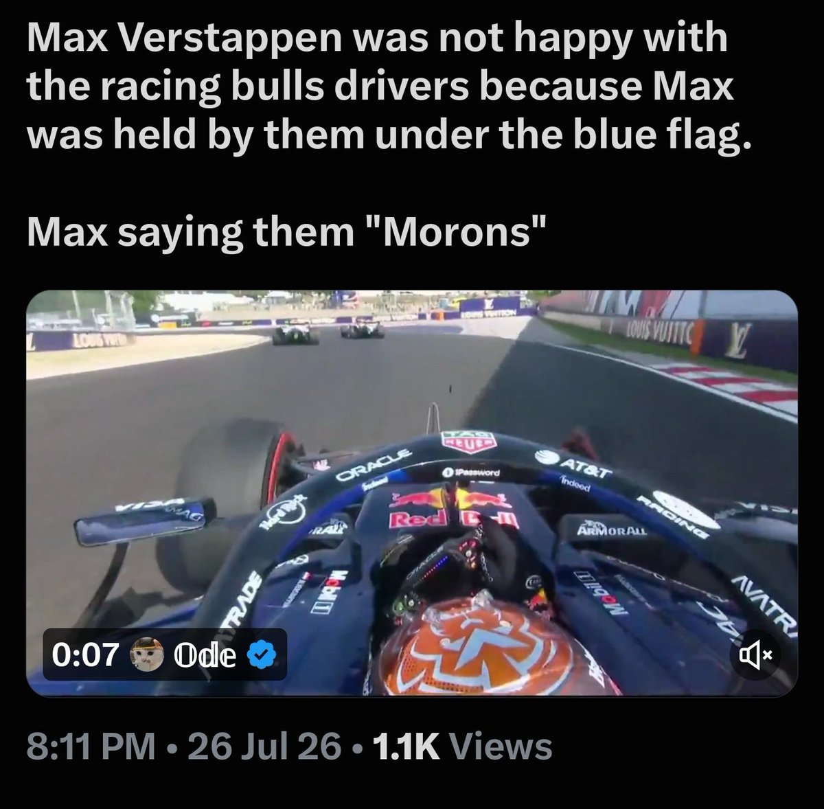 blaarg5657565's tweet photo. @_HenryMill @F1 @Max33Verstappen fucking retarded bitch https://t.co/gD9Xas8hBa