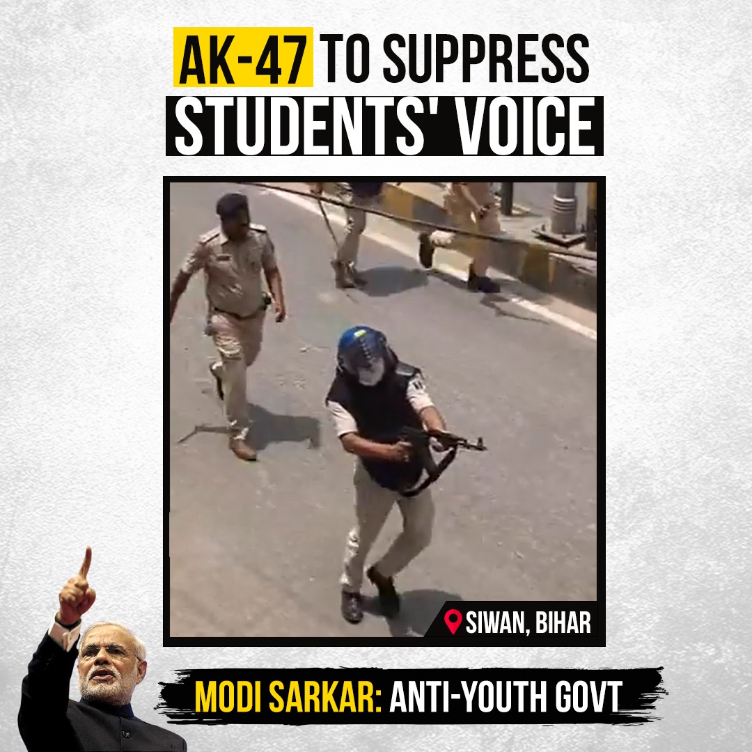 INCIndia's tweet photo. Modi Govt: Anti-Youth https://t.co/B13ItYtPEx