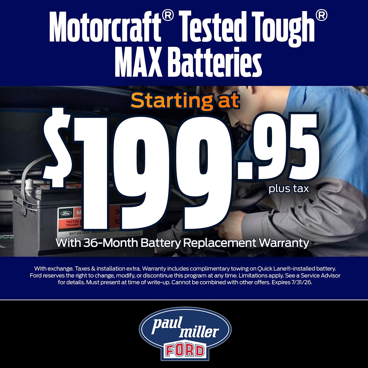 PaulMillerKY's tweet photo. Summer road trips are here—is your Ford ready for the heat? 🔥

Don't wait until the heat takes its toll! Schedule Your Appointment Now: https://t.co/pSynDLUADb 🛠️

#BuiltFordTough #FordPerformance #Kentucky #BBN https://t.co/T4HSHEmkzD
