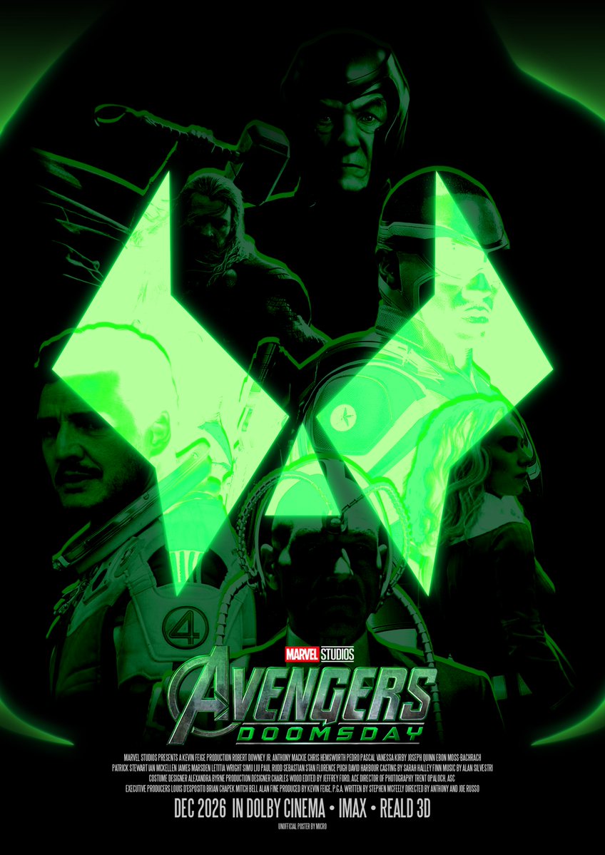 m1cro_d's tweet photo. Here is my poster of the next Marvel movie, Avengers: Doomsday!

#marvel #avengersdoomsday #avengers #posters #design #fanarts 
@MarvelStudios  @MarvelFR  @Marvel https://t.co/iuL1fuOhMU