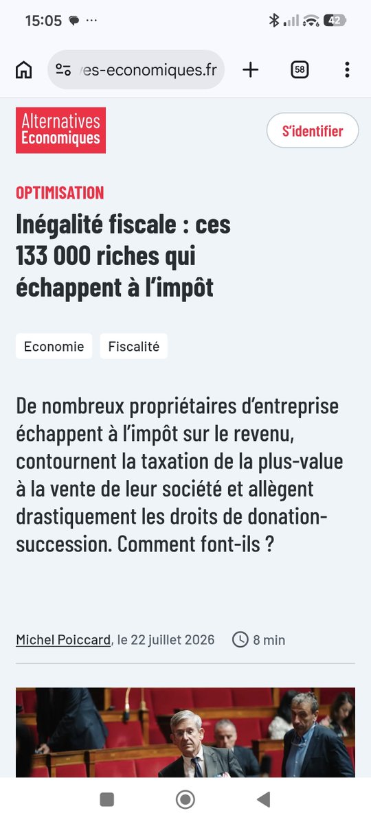 WowThK's tweet photo. 🚨 L'assistanat n'est pas en bas. Il est tout au sommet.

Pendant qu'on impose 15 heures de travail obligatoire aux bénéficiaires du RSA, qu'on durcit les règles de l'assurance chômage et qu'on répète aux Français que « les caisses de l'État sont vides », la France fonctionne comme un paradis fiscal sur-mesure pour ultra-riches.

Voici la réalité des chiffres révélés par le Sénat et les rapports d'Oxfam/AlterEco :

Le scandale des chiffres :

13 335 millionnaires ne paient AUCUN impôt sur le revenu. 

Un ménage possédant 142 millions d'euros de patrimoine immobilier règle une facture fiscale de 0 € sur ses revenus.

133 000 foyers possédant plus de 2 millions d'euros de patrimoine déclarent moins de 10 000 € par an et paient moins de 1 000 € d'impôt (moins qu'un travailleur au SMIC).

 L'ingénierie d'État de l'évasion légale :

Ce n'est pas un bug, c'est un système conçu pour eux :

Les sociétés holdings : On y accumule des dividendes quasiment intouchés par l'impôt (taxés à 1 %).

Les niches d'amortissement (LMNP) :

 Jusqu'à 400 000 € de revenus imposables effacés d'un trait de plume chaque année.

L'apport-cession : La réinjection de 70 % des plus-values lors des reventes d'entreprises pour annuler la flat tax.

 Deux poids, deux mesures :

D'un côté, un contrôle obsessionnel, la stigmatisation et la précarisation programmée des plus modestes au nom du « remboursement de la dette ».

De l'autre, une amnistie fiscale permanente pour la caste financière et industrielle, garantie par un réseau de niches fiscales taillées sur mesure

Quand la fraude sociale est traquée au centime près pendant que des milliards d'euros de patrimoine échappent à l'effort national par des mécanismes légaux, ce n'est plus de la gestion publique : c'est une guerre de classe menée depuis le haut.

#JusticeFiscale #Inégalités #Austérité #Politique #Oxfam #Richesse #France