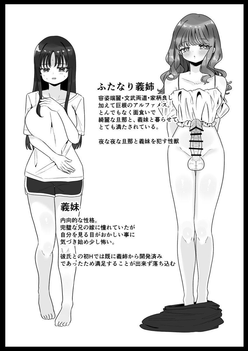 045isoge's tweet photo. 🔞兄の嫁(ふたなり)に狙われている妹 https://t.co/KQEAfglyM3