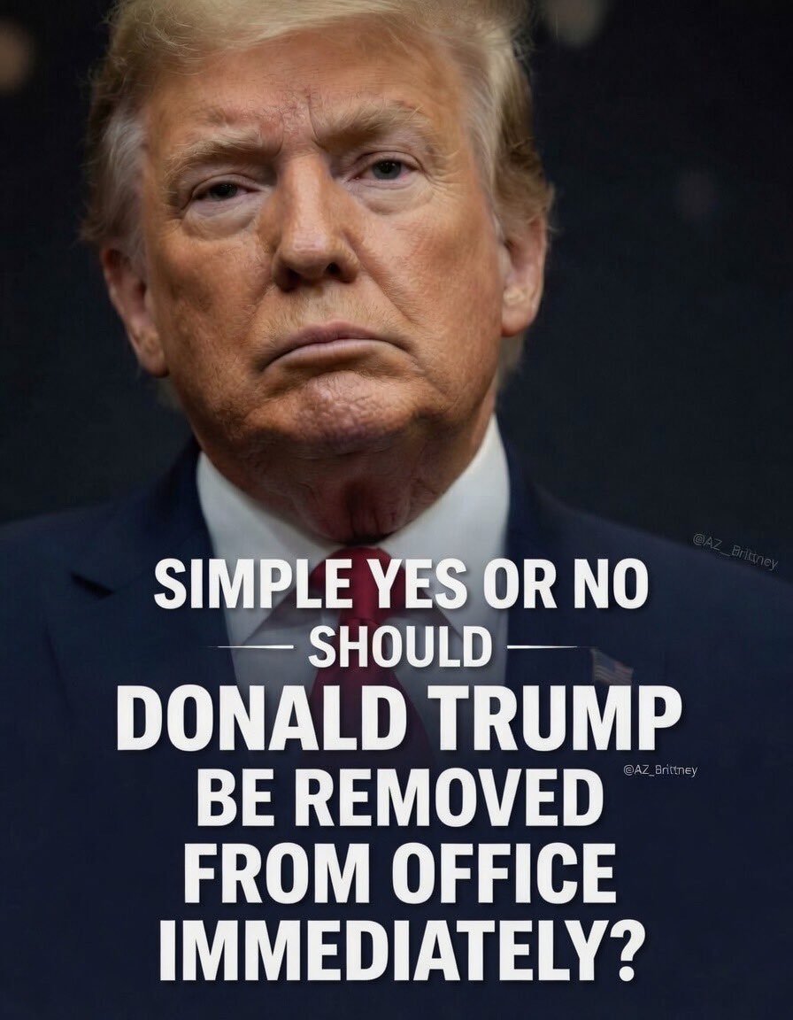 HOTMAGAX's tweet photo. 8647   

25th Amendment NOW! 

YES or NO? ✋ https://t.co/8ZSjVcdzke