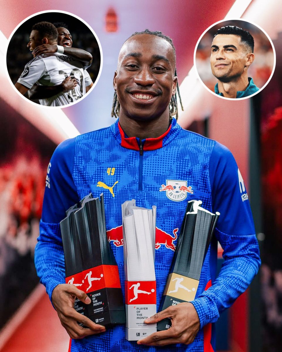 RisingStarXI's tweet photo. 🚨🇨🇮 𝗬𝗔𝗡 𝗗𝗜𝗢𝗠𝗔𝗡𝗗𝗘́ (𝟭𝟵) on his footballing idols:

🗣️ “The player I model my game after? 𝗩𝗜𝗡𝗜́𝗖𝗜𝗨𝗦 𝗝𝗥.

For mentality, my role model is 𝗞𝗬𝗟𝗜𝗔𝗡 𝗠𝗕𝗔𝗣𝗣𝗘́.

My favourite player of all time? 𝗖𝗥𝗜𝗦𝗧𝗜𝗔𝗡𝗢 𝗥𝗢𝗡𝗔𝗟𝗗𝗢.” https://t.co/RG5S83Y4Pj
