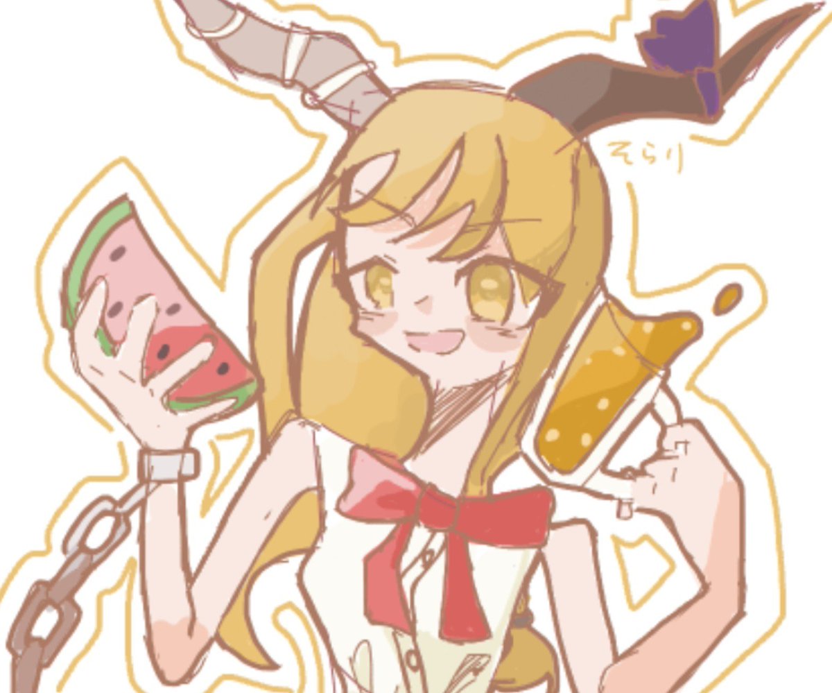 JJzcmQVh9w44044's tweet photo. はるさんの絵チャで描いたワンドロ萃香！
#7月27日は萃香の日
#東方Projectㅤㅤㅤㅤ 
#イラスト https://t.co/1v0RGY1oQr