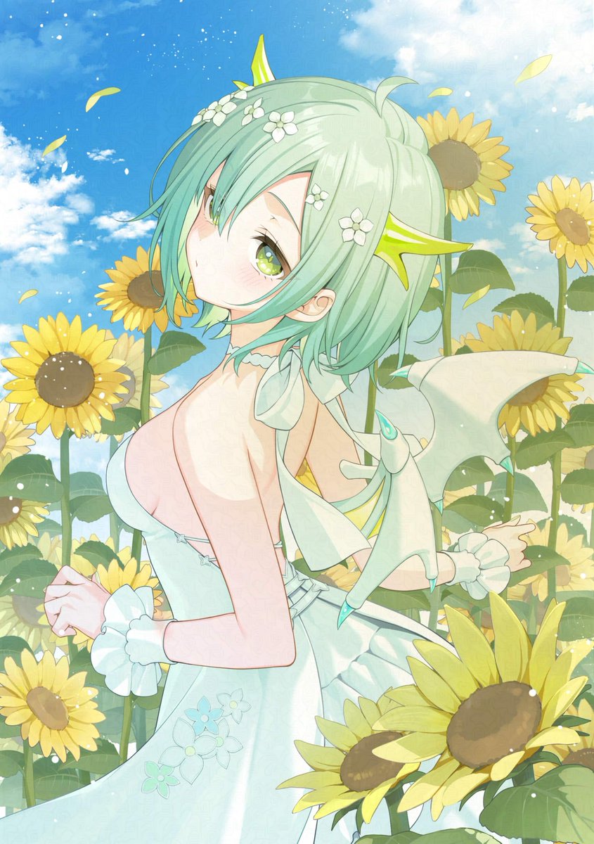 syaorkr's tweet photo. 🌻ひまわり畑でつかまえて...みる？🌻 https://t.co/AGeIZWcjEh