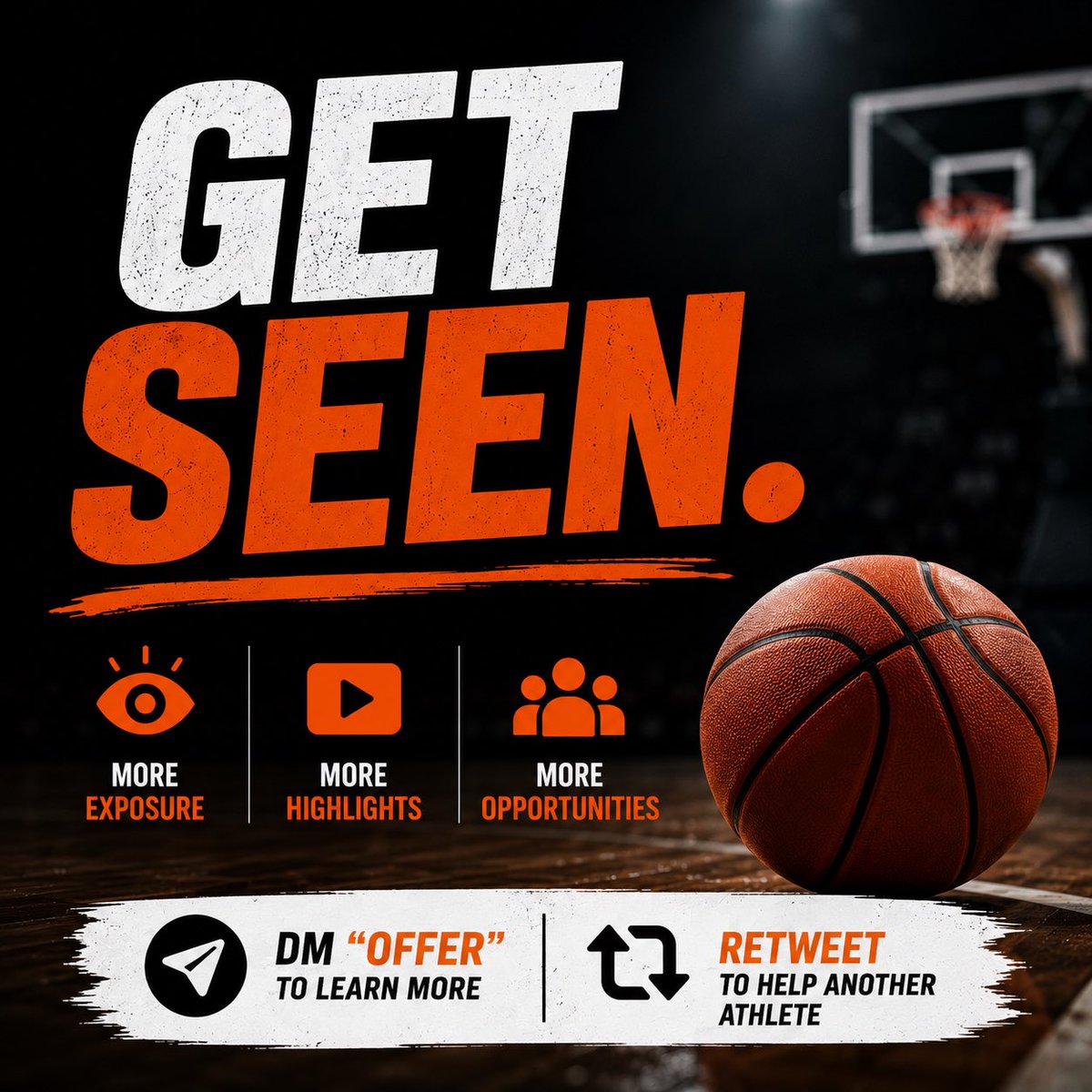 Getrecruited22's tweet photo. 🚨 High School Basketball Players 🚨

If college coaches haven’t seen your film, they can’t recruit you.

We help athletes get more exposure by putting their film in front of thousands of coaches.

📩 DM “OFFER” to learn more.

🔁 Retweet to help another player get recruited. https://t.co/5WxRddjhVY