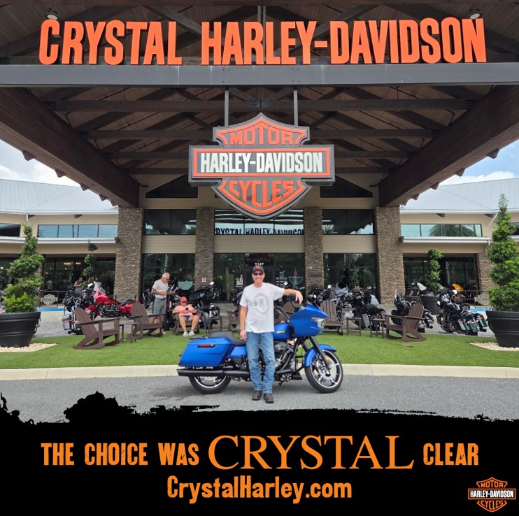 1CrystalHD's tweet photo. Congratulations to Bryan Tucker on the purchase of his 2026 FLTRX from Dorothy! 🎉

Wishing you endless miles of freedom and unforgettable adventures! 🌅

#thankyou #congratulations #happycustomer #CrystalHarleyDavidson https://t.co/xq9ZwVPSzP