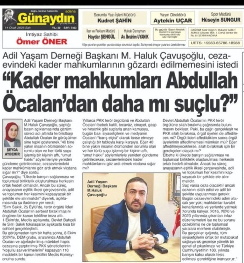 Nesli1069_'s tweet photo. 🔴Haksız Orantısız Cezalarla Çürüyen Adli Mahkumun Dahil Edilmediği Bir Sistemde  İç Barıştan Söz Edilemez

Kader Mahkumları Öcalan ve Ekibinden Daha Suçlu Değil‼️

AdliMahkumada UmutOlun
#GenelAf

@RTErdogan @dbdevletbahceli @Akparti @MHP_Bilgi @eczozgurozel @AKPartiTBMMGrup https://t.co/Td70BYElrP