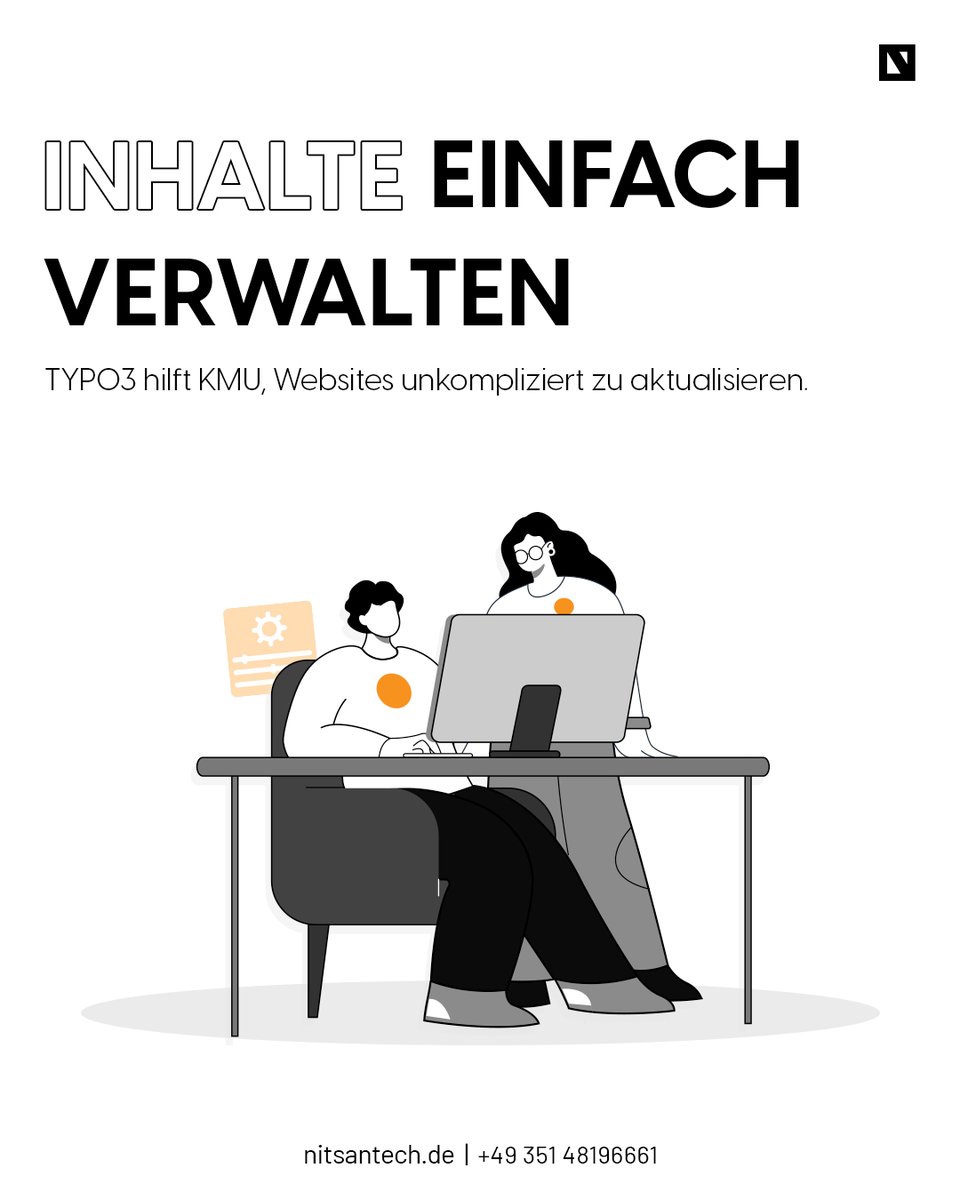 Interfece_Ring's tweet photo. 🧩 Ihr Team sollte nicht für jede Website-Änderung Entwickler ben��tigen.

TYPO3 erleichtert die Content-Pflege für wachsende KMU.

🔗 Mehr erfahren: https://t.co/dtsF0zctUH

#TYPO3 #NITSAN #KMU #Webentwicklung https://t.co/UopTbbvejH