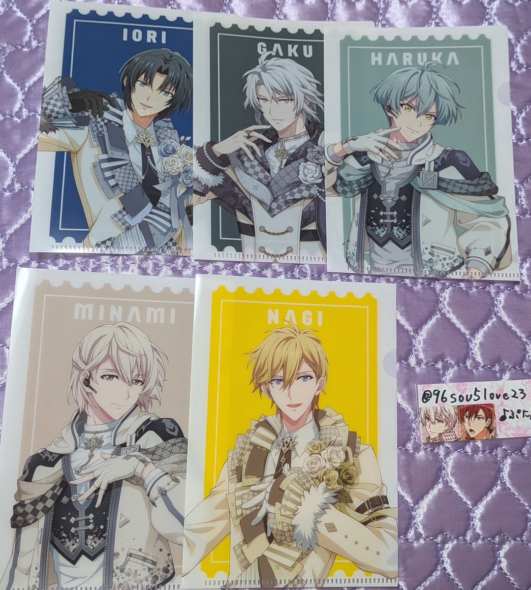 96sou5love23's tweet photo. 【交換】アイナナ アイドリッシュセブン VISIBLIVE TOUR 4WARD JOURNEY 4J 4JW特典 ミニクリアファイル

譲: 一織 楽 悠 巳波 ナギ

求: 壮五 トウマ  
天 (友人分)

天を含む交換最優先
郵送＞都内手渡し
お気軽にお声掛け下さいませ！ https://t.co/tEVWVuhGeI