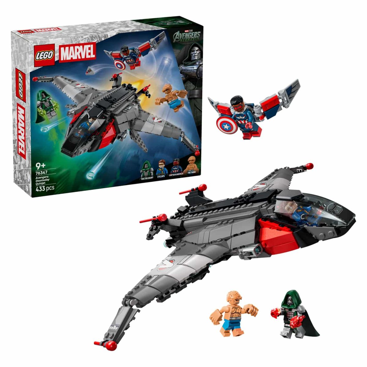 Crunch_62590's tweet photo. LEGO Marvel 76347 : Le Quinjet s’envole vers de nouvelles aventures https://t.co/x1zsQHaWBT 
#LEGO #LegoNews #AFOL #lego_marvel https://t.co/WlHbxHIWa7