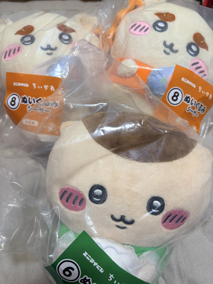 etucog's tweet photo. 【交換】エニマイくじ ちいかわ 〜ちいかわと夏の思い出〜 セブン イトーヨーカドー 　 

譲)ぬいぐるみ
⑥くりまんじゅう
⑧シーサー

求)ポーチ
13ちいかわ/ハチワレ
14うさぎ/ラッコ
豆皿
ハチワレ/ラッコ

過去のくじ写真参照

都内手渡し希望
よろしくお願いします https://t.co/m3wu3MVEOh