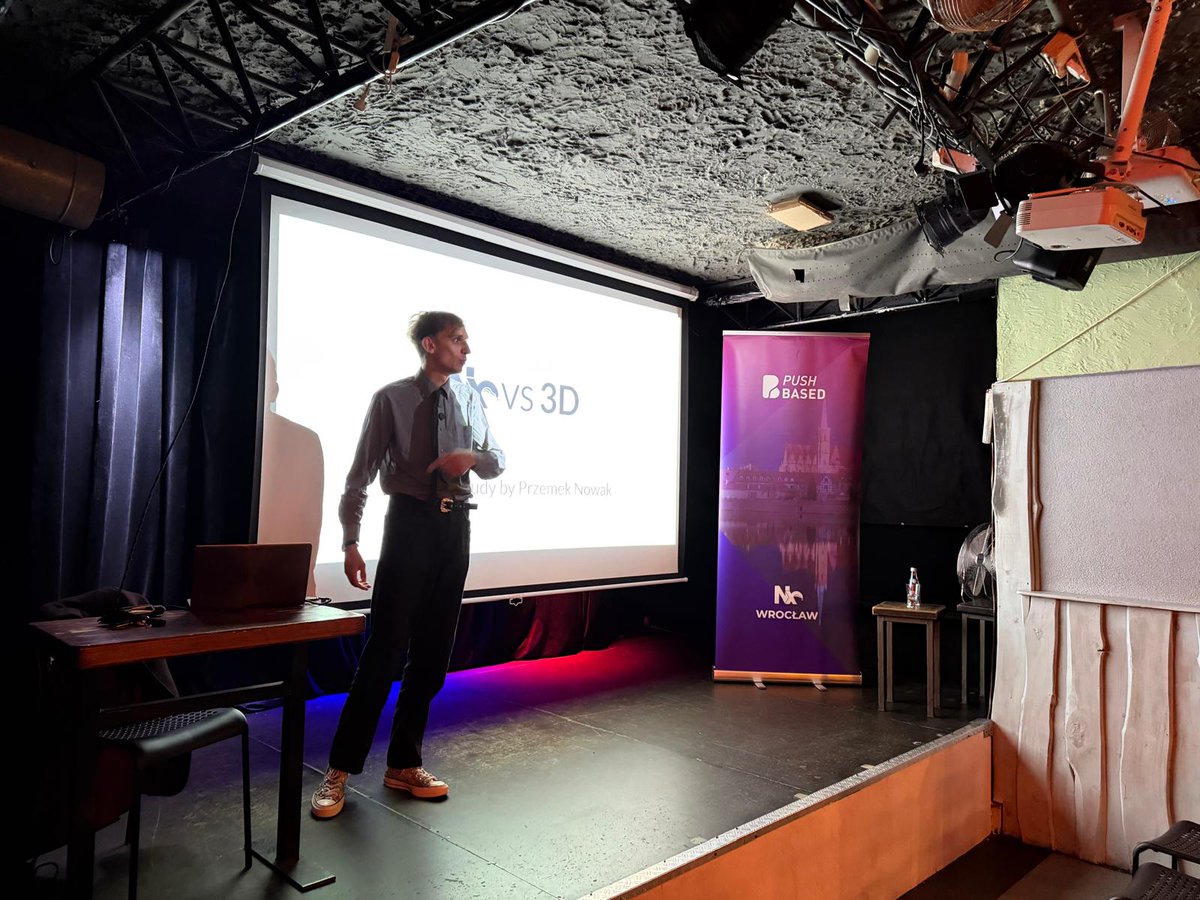 NxWroclaw's tweet photo. 🎉 Thanks to everyone who joined 𝗡𝘅 𝗪𝗿𝗼𝗰ł𝗮𝘄 #𝟯!

A huge thank you to our speakers, attendees, and everyone who made it such a great evening. 💙

📹 Talk recordings are coming soon!

Interested in giving your first meetup talk? We'd love to help you get on stage.

#Nx #AI https://t.co/lFSDP8mcQ8