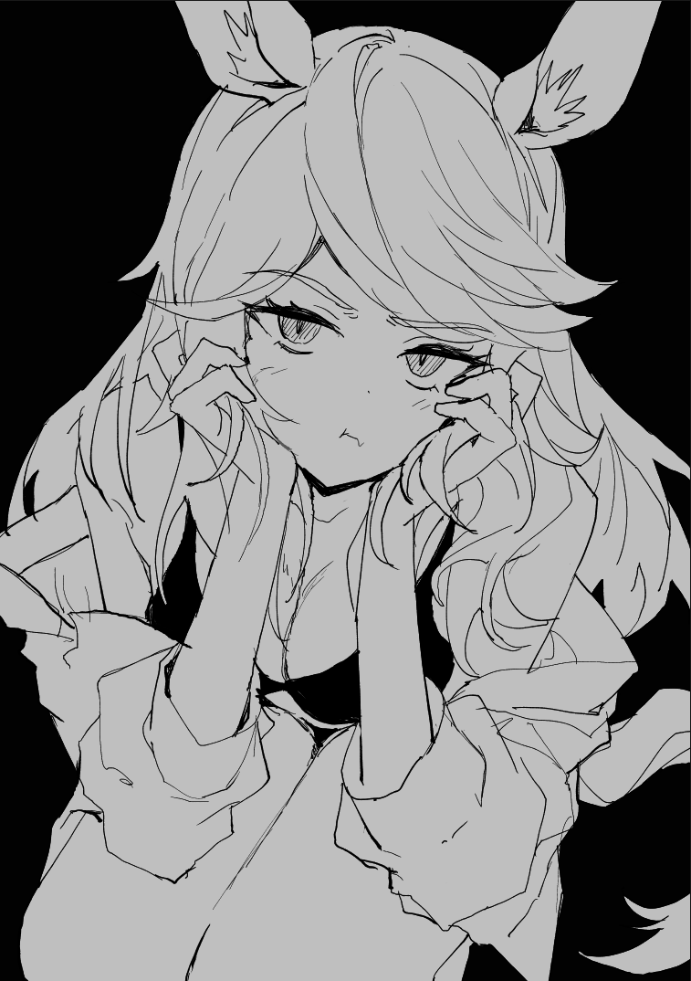 shiroxillust's tweet photo. ふーん https://t.co/N4mWHspQL1