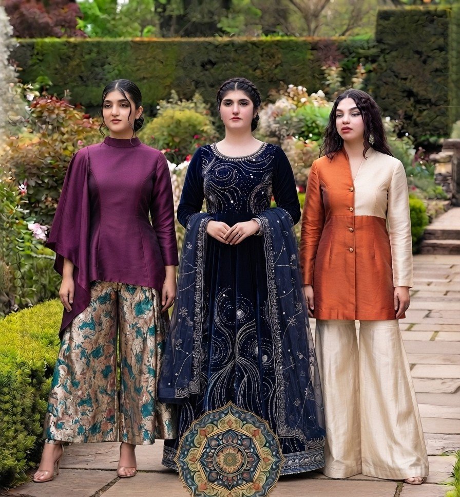 Farha77777's tweet photo. ان تینوں لڑکیوں میں اپ کو کون سی لڑکی  سٹائل فیشن لباس جسمانی حد و خال پسند ہے
Which of these three clothing styles is your favorite? https://t.co/7p8NR5RQy2