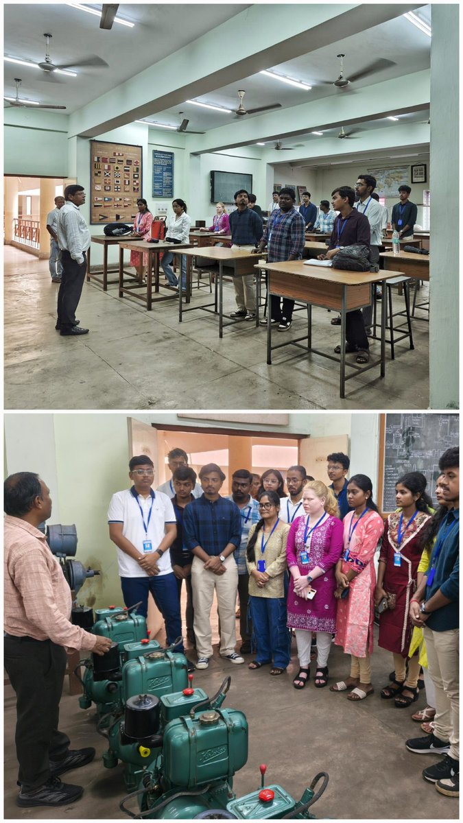 CifnetH's tweet photo. 27nos of #BFSc students from West Bengal University of Animal and #Fisheries science,Kolkata visited CIFNET-Vizag on 27.07.2026 as part of their exposure visit and attended demonstration from various sections of the Unit. https://t.co/RxDrDDpfde