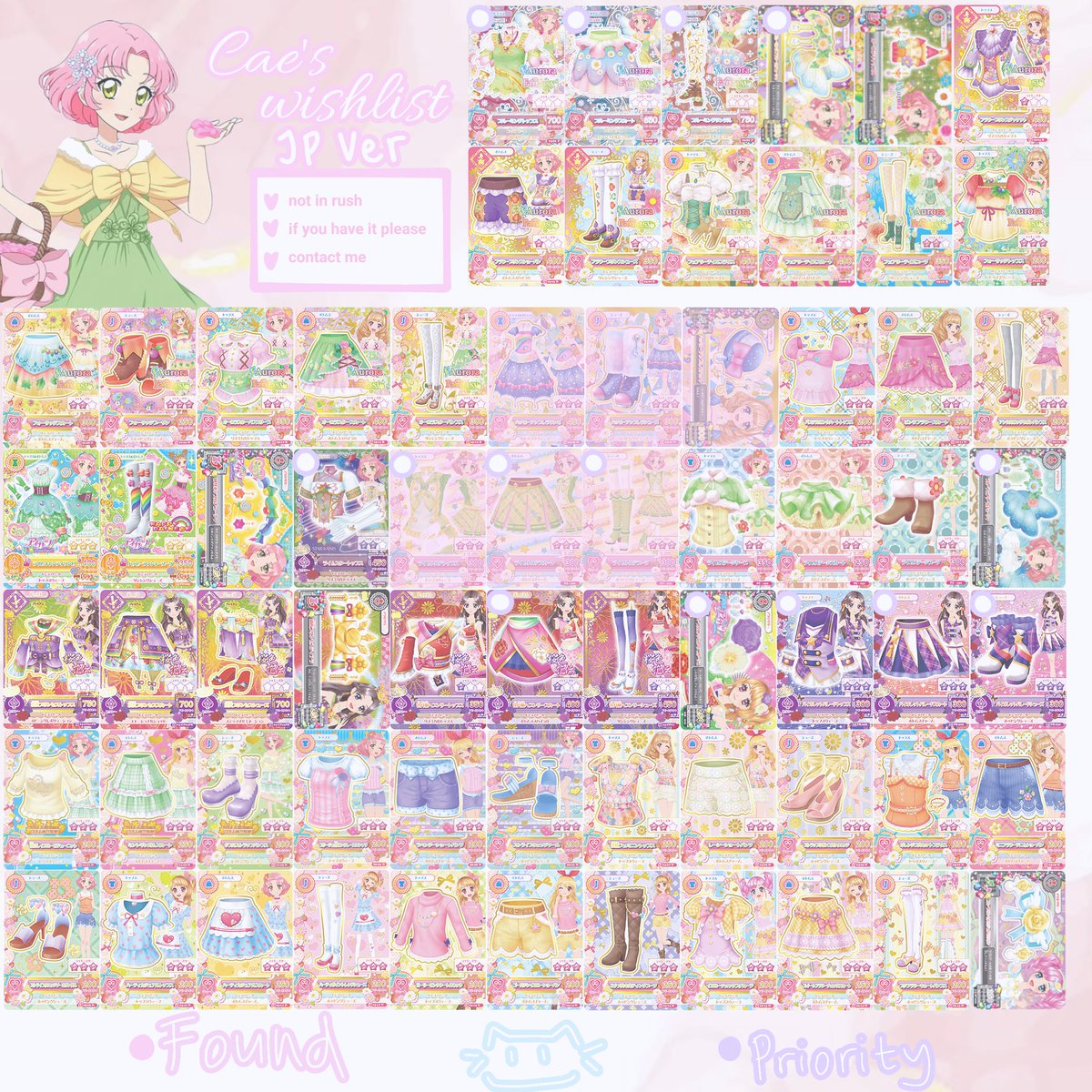 Keirappiee's tweet photo. Wtb yang ada di list ini jp ver

t. Wts wtb wtt aikatsu https://t.co/Z92lCC1Gst