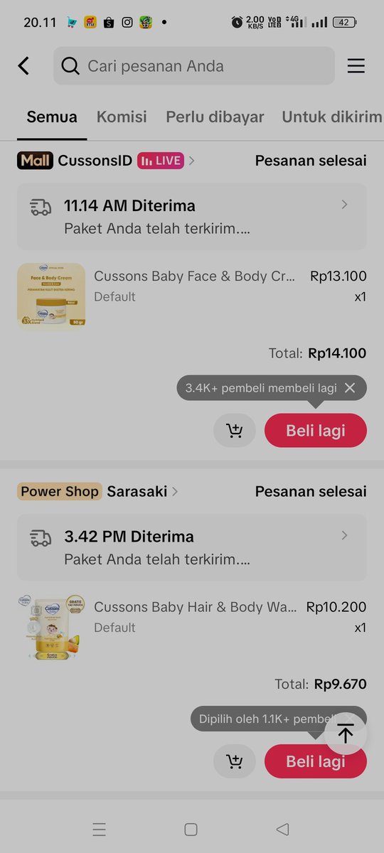 NurInay22's tweet photo. @TikTokShop_IDN Check out terakhir aku slalu kebutuhan c kembarr karena cepet banget abisnya, kaloada rezeki lebih pengen banget nyetok biar gak bolak balik nunggu paket karna kendala uang 🤧 d bagi2 sama kebutuhan yang lain 
@putriitanjung8 @wida_nica93 @Siraru_ #GiveawayTiktokShop https://t.co/L3GD9V5ATt
