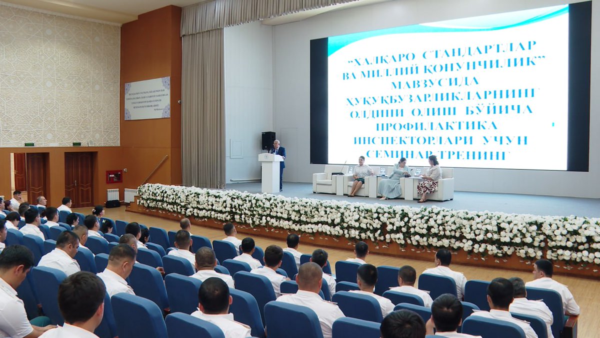NHRCuz's tweet photo. Пойтахтимиз маҳаллаларининг профилактика инспекторлари учун семинар-тренинг бўлиб ўтди
https://t.co/jKLx8HTcRa https://t.co/jKeDjJo8q3