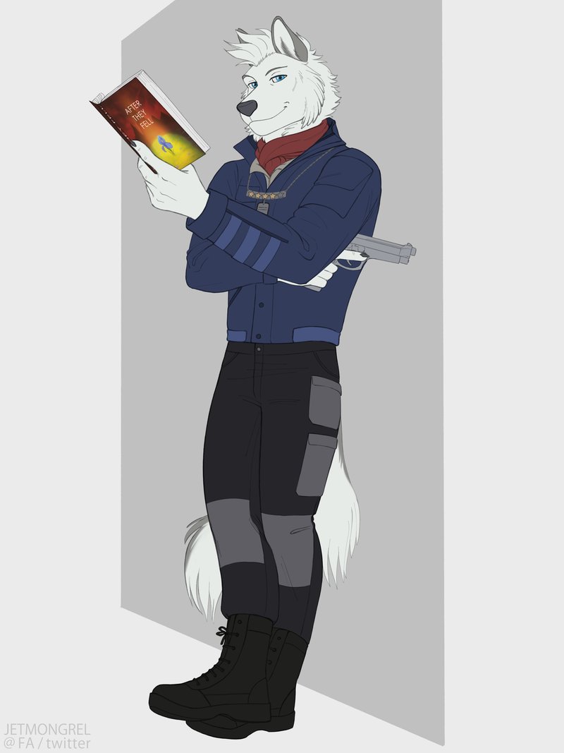 tnitsvn's tweet photo. [Character Profile]
Name: Mason Grady
Age: 28
Species: Samusky (Samoyed/husky mix. Predominantly Samoyed)
Off-Duty Job: Construction
Rank: 4 Star
Role: Captain
Years of Service: 8

Artwork by @jetmongrel!

Be sure to check out the alt text on both images for some additional info! https://t.co/buu1i8nPbn