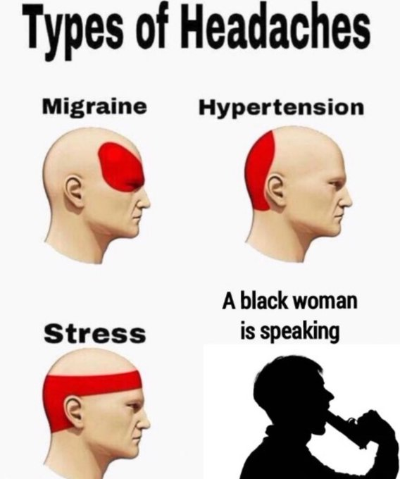 MrBootlegV2's tweet photo. I don't often get headaches, but when I do, it's usually because I hear a NegroMonkey sow "speaking."🤢🤢🤢🤢🤢🤢🤢🤢 https://t.co/UJfGdAzm1j
