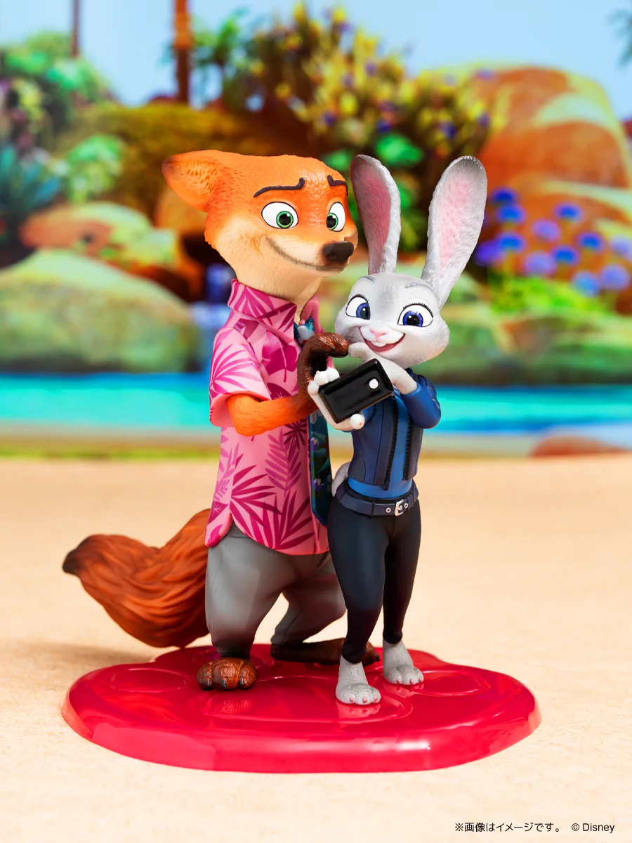 ズートピア ニック・ジュディ セルフィーフィギュア Happyくじ on X: 