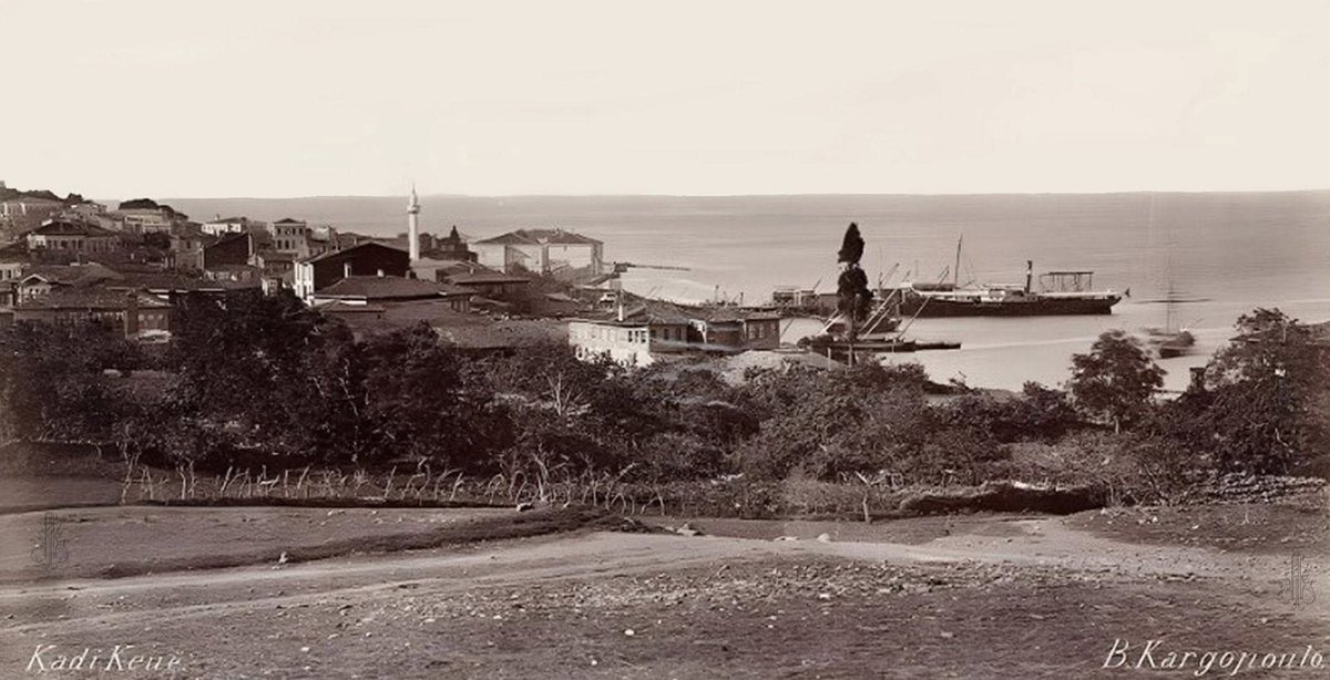 beylerbeyigrup's tweet photo. 📌Sahil doldurulmadan önce Kadıköy / 1870'li yıllar
(Basile Kargopoulo) https://t.co/l8ofxmspWG