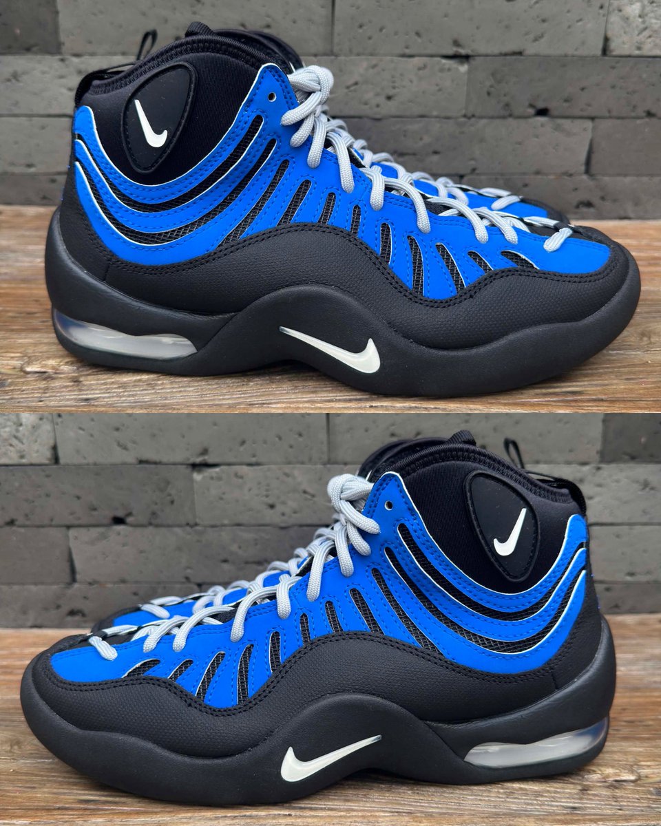 zSneakerHeadz's tweet photo. FIRST LOOK at the 2026 Nike Air Bakin SP “Varsity Royal”
Releasing Holiday 2026 for $170. 💙🖤 https://t.co/jL3u39WTky