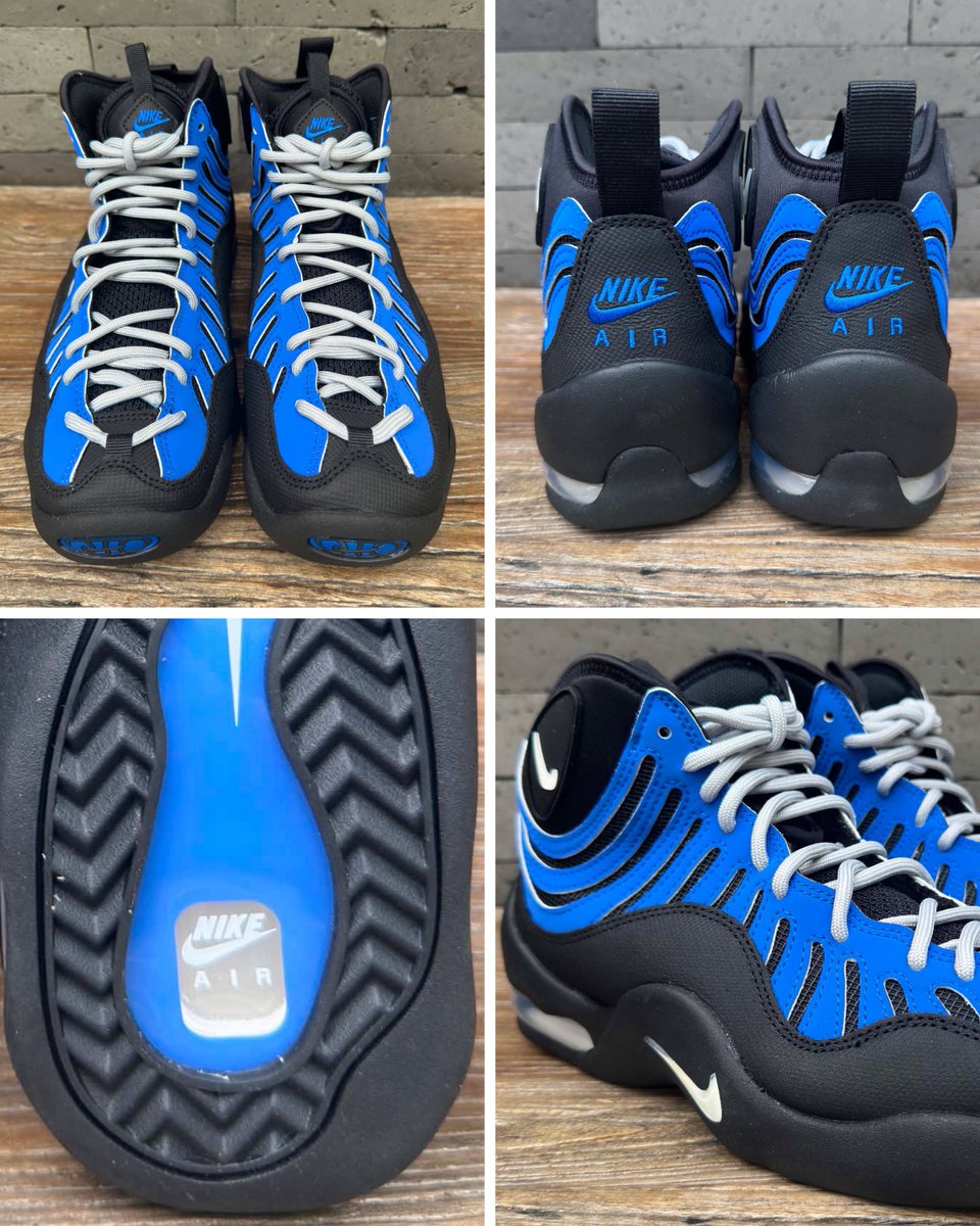 zSneakerHeadz's tweet photo. FIRST LOOK at the 2026 Nike Air Bakin SP “Varsity Royal”
Releasing Holiday 2026 for $170. 💙🖤 https://t.co/jL3u39WTky