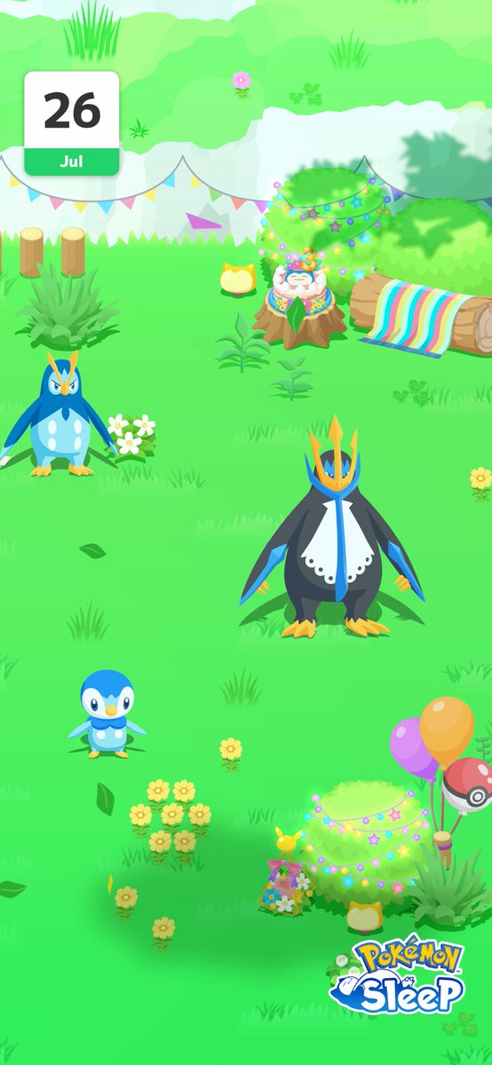 alexander_el_k's tweet photo. #PokemonSleep3rd A penguin family outing 🐧 https://t.co/GamO99ymQ2