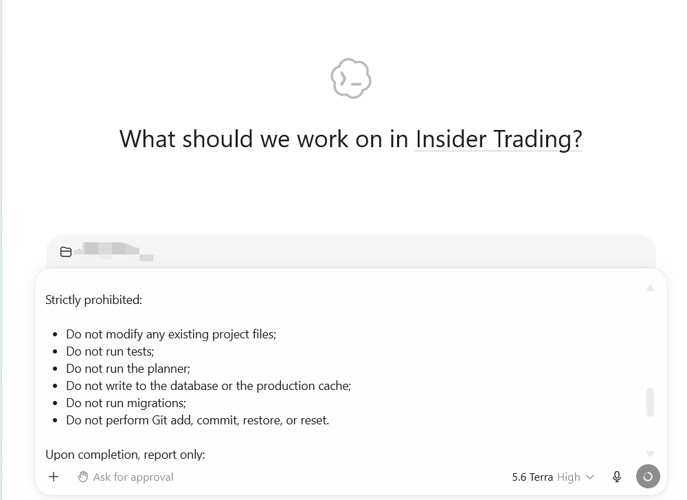 retned's tweet photo. I encountered a bug in Codex. When I click “Create Dialog” next to the project directory, the message cannot be sent properly. If I use “New Task,” it works, but I can't link it to the project folder. I'm not sure if anyone else has encountered this issue.@thsottiaux https://t.co/CCf2d2Iydy