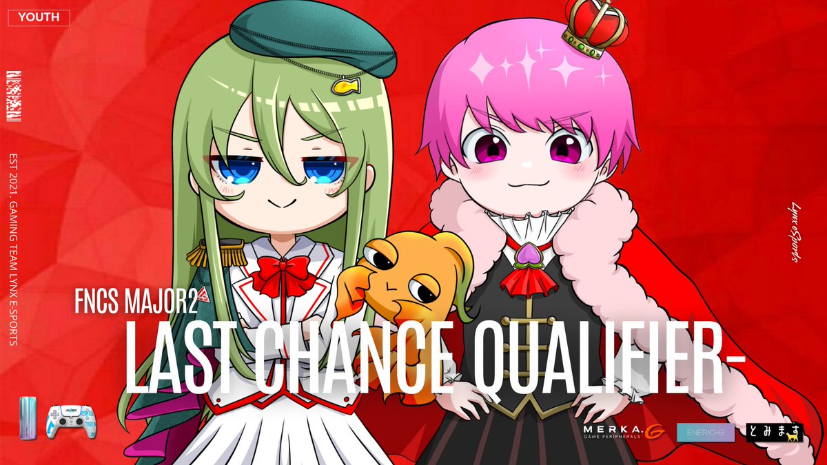 lynx_youth's tweet photo. -MAJOR2 Last Chance Qualifier-
#35 えある (@earudayo555)
ぴーち (@JaaxLovepeach)
#39 しいら (@C_RA_FN)
#54 らいりー (@RileyFN33)
あっしゅ (@jackeyASH318)
上記の5名が2桁を獲得‼
3名が予選突破✨
決勝も引き続き応援よろしくお願いします🔥
#YOUTHWIN https://t.co/dOgyy5x1hM