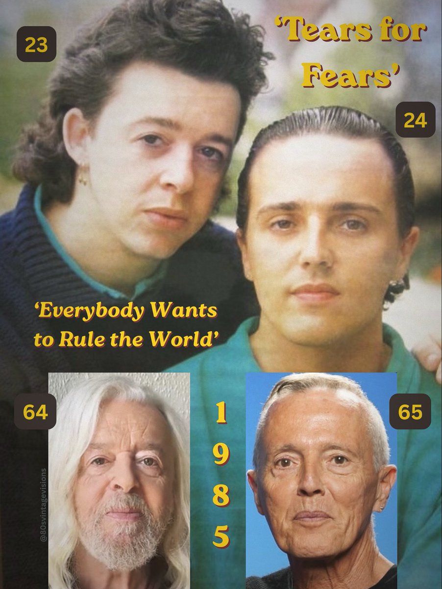 80svintvisions's tweet photo. Few bands define the ’80s like Tears for Fears. With timeless hits like Everybody Wants to Rule the World, Shout, and Head Over Heels, Roland Orzabal and Curt Smith created the unforgettable soundtrack to an entire generation! 🎶 https://t.co/vo0P1VhRGO