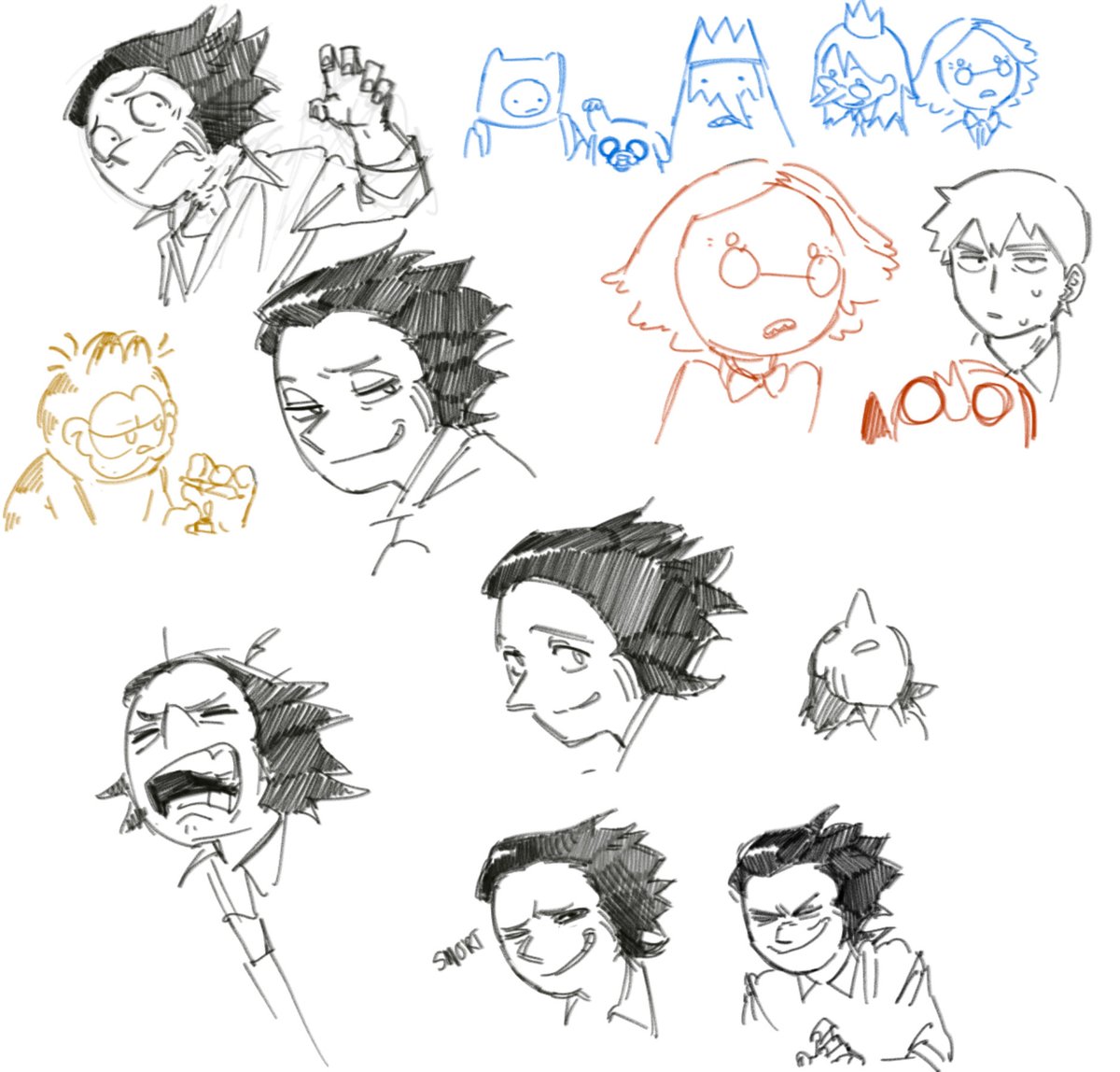 raccootic's tweet photo. #spamton ##deltaruneㅤㅤㅤ Quick  doodles of today https://t.co/6swLvuxi0X