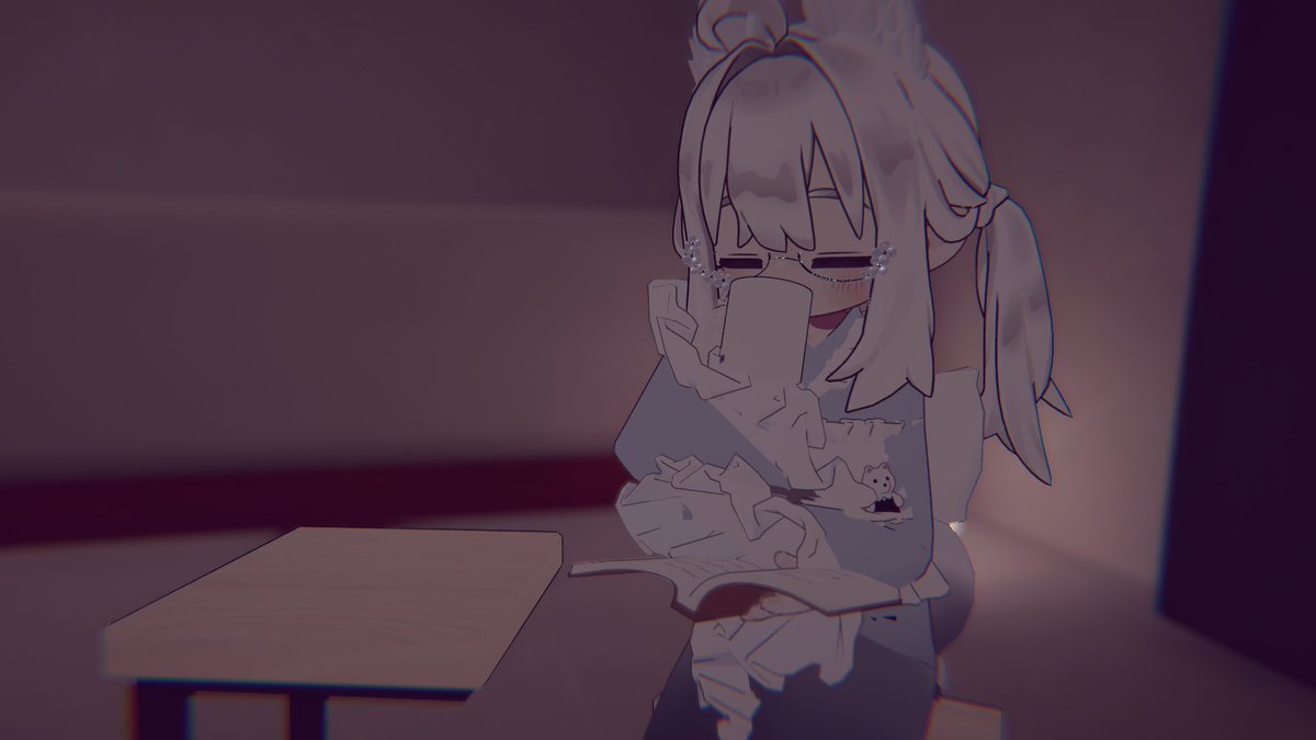 maay_vrc's tweet photo. 読書エモート買ってみたけどおばあちゃん感あってかわいい https://t.co/RpBD1MmL5Y