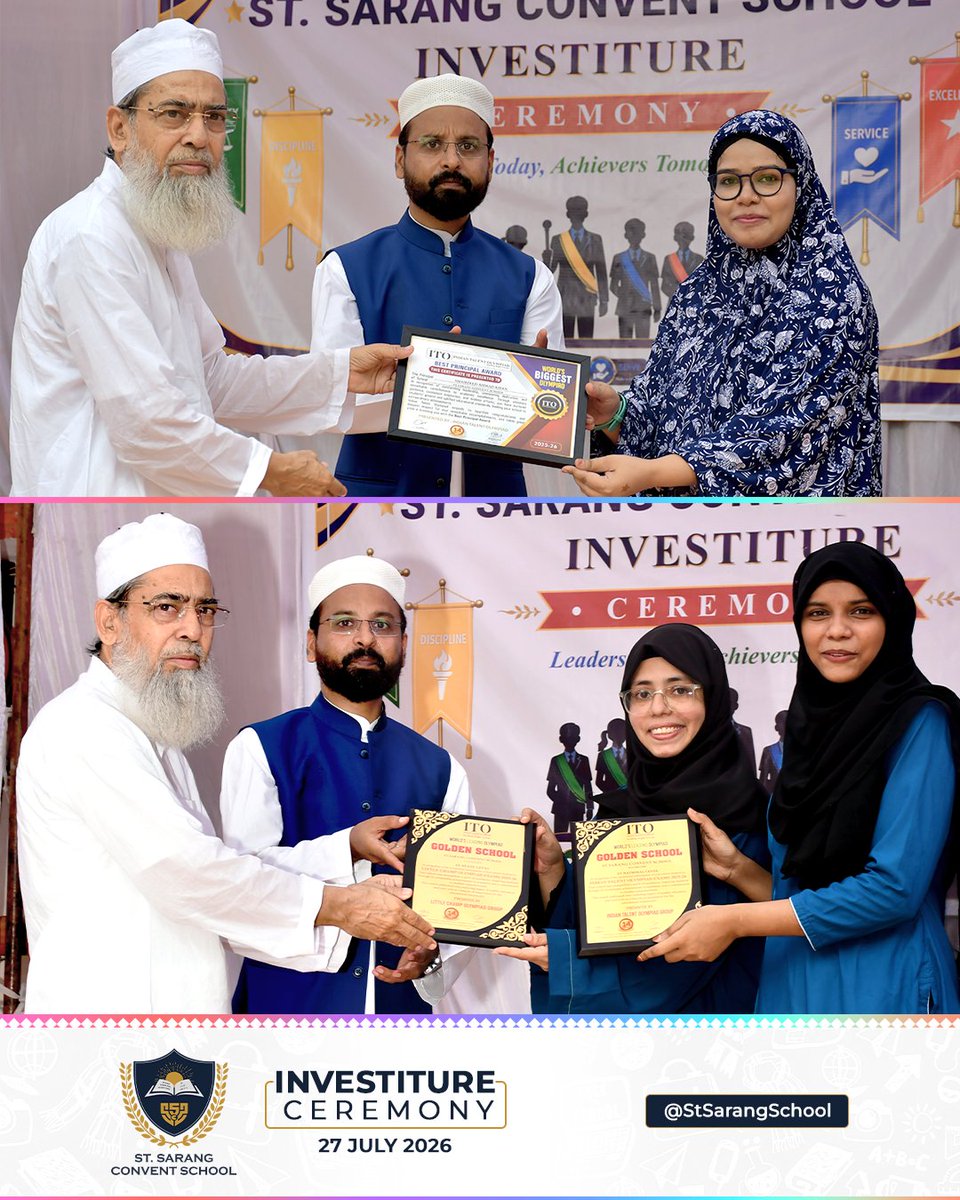 StSarangSchool's tweet photo. Investiture Ceremony 2026 | St. Sarang Convent School  #InvestitureCeremony #StSarangConventSchool #StSarang #ConventSchool #School #Saiyedsarawan https://t.co/mQVy2e0VqK