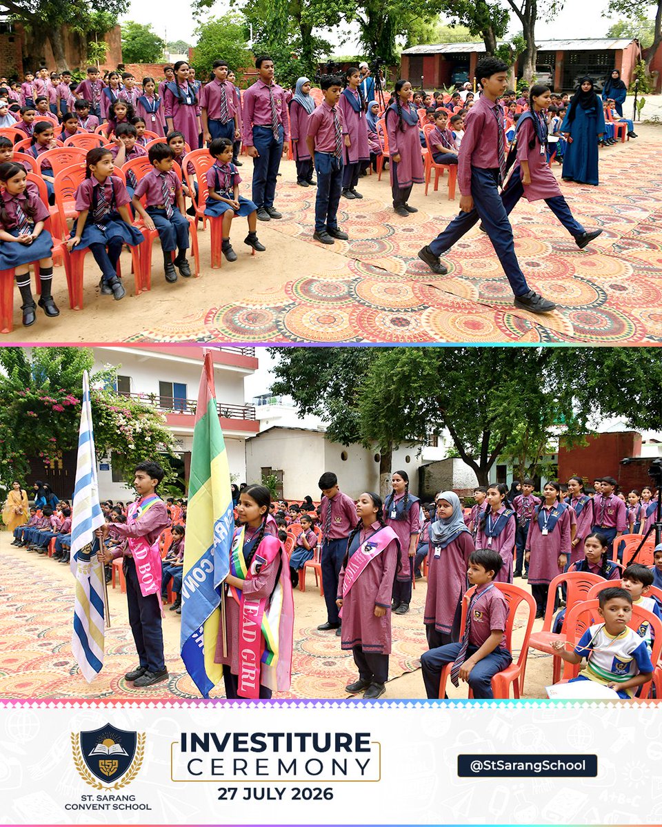 StSarangSchool's tweet photo. Investiture Ceremony 2026 | St. Sarang Convent School  #InvestitureCeremony #StSarangConventSchool #StSarang #ConventSchool #School #Saiyedsarawan https://t.co/mQVy2e0VqK