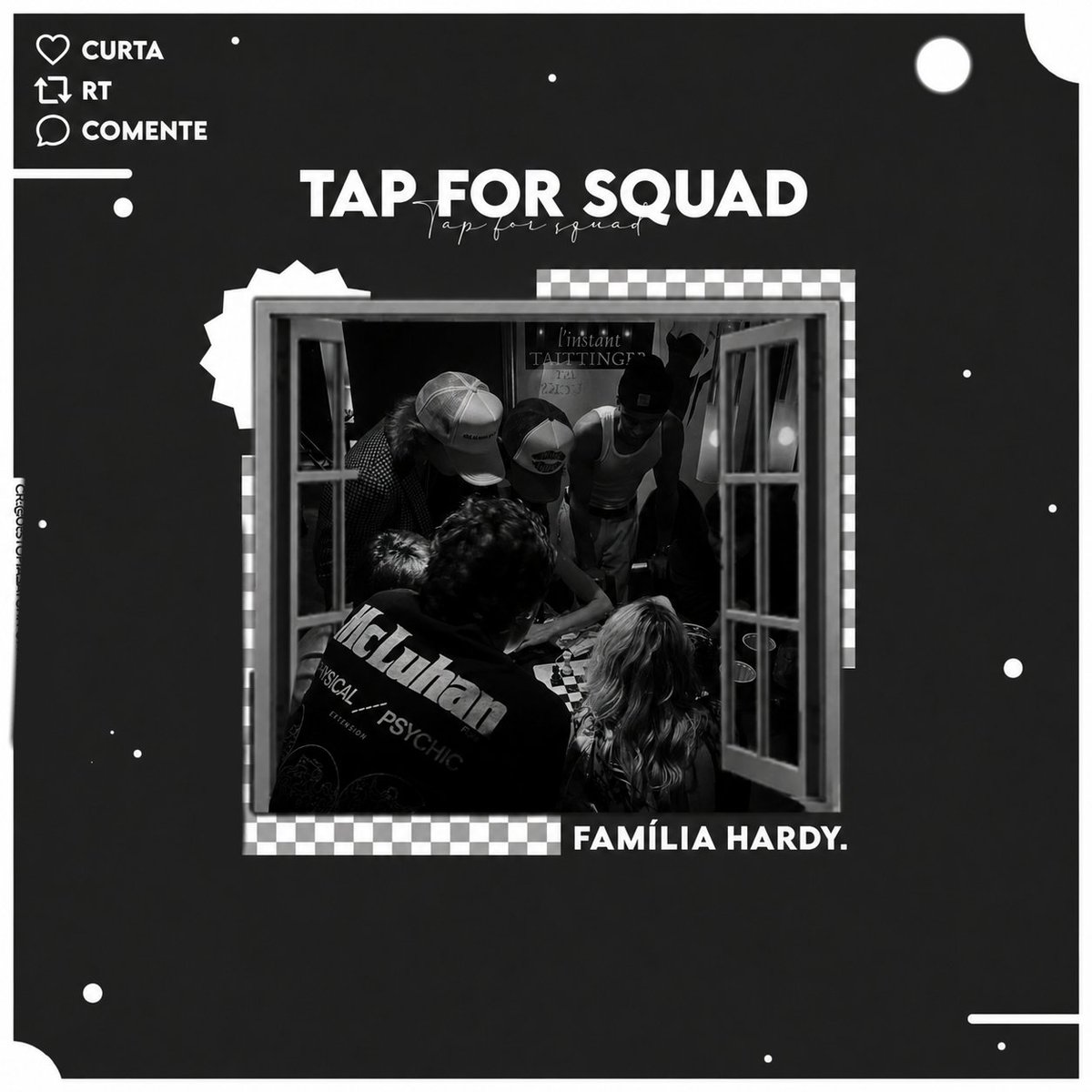eddiebrockucm's tweet photo. ⠀⠀⠀⠀⠀⠀
⠀⠀⠀ 𝐒QUAD 𝐇ARDY
A família que fode junto, fica junto. https://t.co/KOur6YDuwO