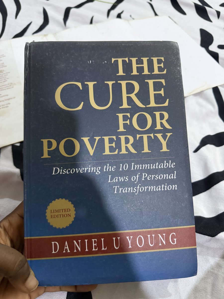 sisiolojuede's tweet photo. Seems I’m gonna finally have the cure for poverty 😁. Can’t wait to finish reading this https://t.co/Rymov7HevO