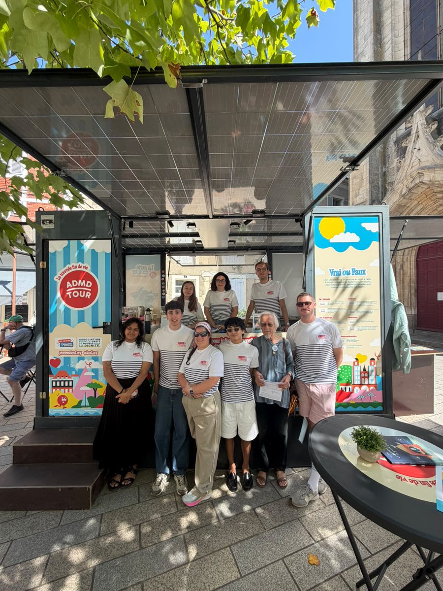 jeunesadmd's tweet photo. 📍 ADMD Tour 2026 : de Poitiers à Argenton-sur-Creuse, deux belles étapes riches en échanges !

Merci à toutes celles et ceux venus partager leurs questions et témoignages autour de la fin de vie, des directives anticipées et du droit à l’aide à mourir.

Merci ! https://t.co/AXlQTarWll