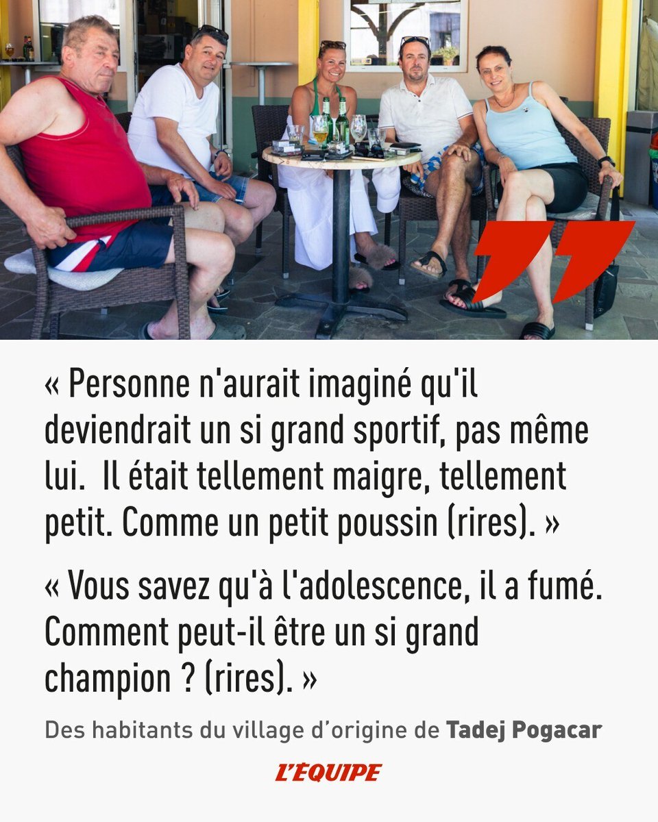 lequipe's tweet photo. Bienvenue dans le village de Tadej Pogacar ➡️ https://t.co/0yo7DqcJR7

Adulé dans un pays qui a découvert le cyclisme sur le tard, Tadej Pogacar a participé à l'explosion de la pratique de la discipline en Slovénie. https://t.co/mcaWVChAxP