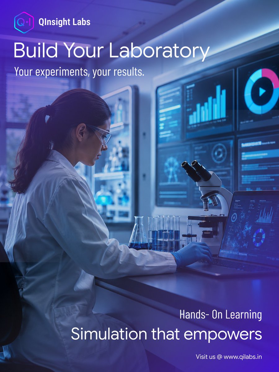 QInsightlabs's tweet photo. The future of technical education is hands-on, interactive &amp; simulation-driven.
QInsight Labs helps institutions &amp; organizations build next-generation Visual Laboratories.
Learn by experimenting.
Scale practical learning.
#QuantumComputing #MachineLearning #VirtualLabs #EdTech https://t.co/fxgxKlj0BP