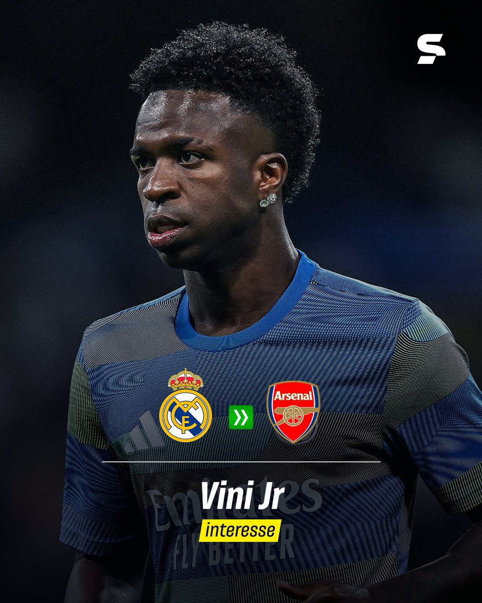 sportv's tweet photo. VINI NO ARSENAL? 🤔🏴󠁧󠁢󠁥󠁮󠁧󠁿

O Arsenal está disposto a fazer história para tentar contratar Vinícius Júnior. O clube inglês prepara uma oferta que faria do brasileiro o jogador mais bem pago da história dos Gunners, enquanto acompanha de perto o impasse na renovação de contrato do atacante com o Real Madrid. Até o momento, porém, não há negociação oficial entre os clubes.

*Contém texto alternativo

#FutebolInternacional #ViniJr #Arsenal #RealMadrid
