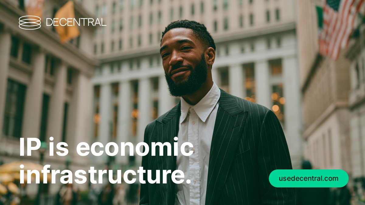 usedecentral's tweet photo. Intellectual property is not only cultural output.

It can generate contractual rights, licensing revenue, distribution income, and recurring commercial obligations.

When structured correctly, these flows can become part of a broader institutional credit market.

#UseDecentral https://t.co/MfI6SW6Buc