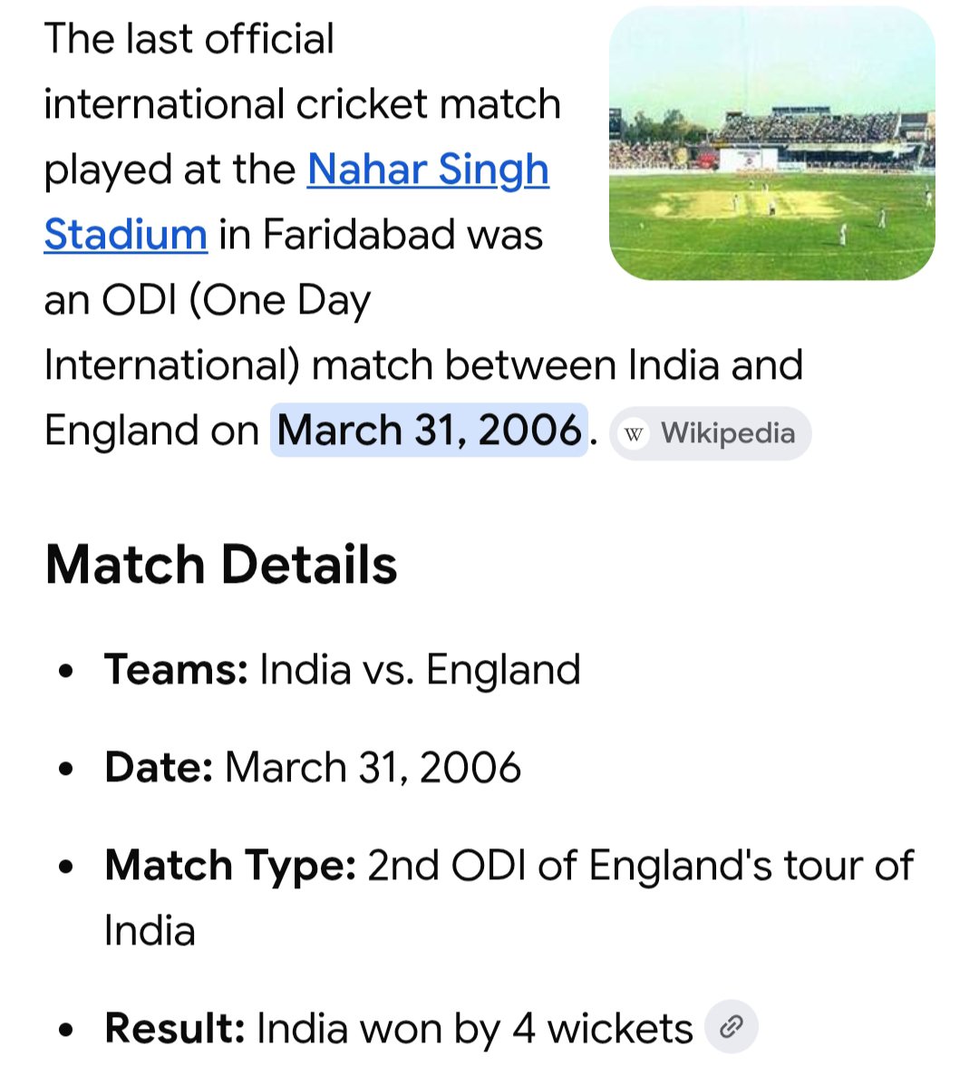 amitsharma101's tweet photo. @BJP4Haryana @NayabSainiBJP Also, Nahar Singh Stadium, the only international cricket stadium of Haryana lies in Ruins, for the last 20 years, despite Crores of rupees spent. It seems very deliberate to benefit Mohali cricket stadium, at the cost of Faridabad. https://t.co/MVi2lupPRf