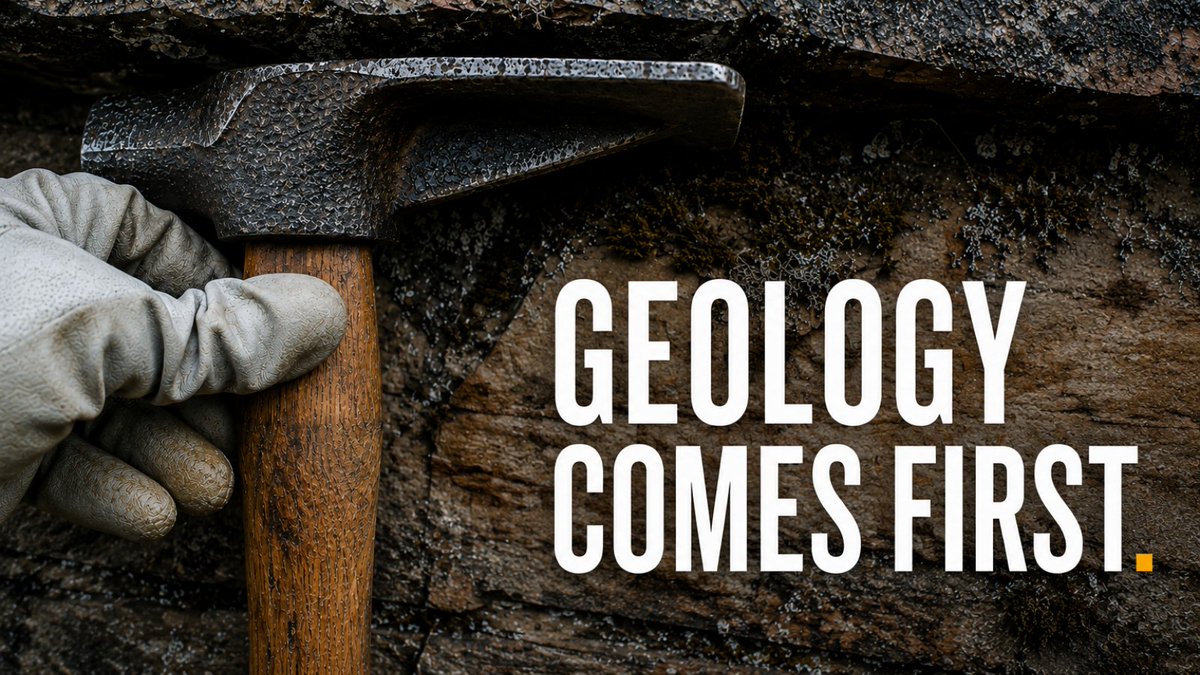 earthwisemin's tweet photo. Every drill hole begins with a geological question.

Field observations, structural interpretation and historical data help determine where—and why—we drill.

Our 2026 drill program at the Iron Range Gold Project has been completed, and we look forward to reporting assay results when they become available.

#Gold #Mining #Exploration